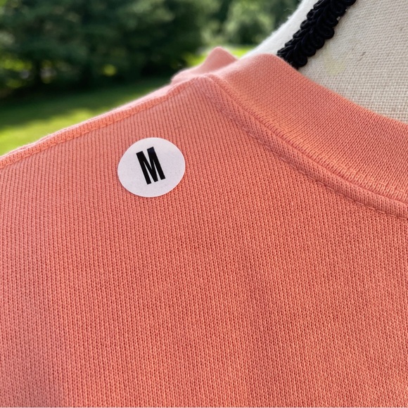 People of Leisure sweatshirt top crew Def Leppard 80s rock music pink medium - Picture 8 of 11